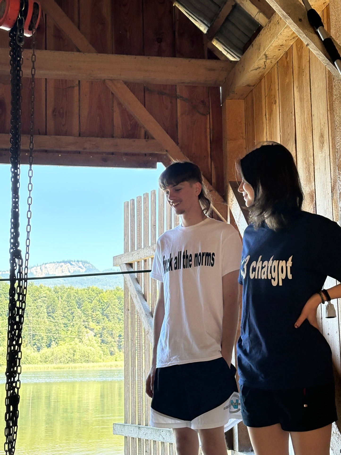 Fuck All The Norms — “i <3 chatgpt” Statement Tee