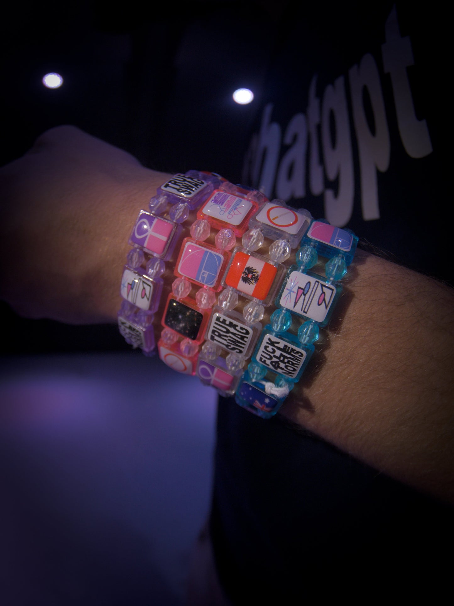 Fuck All The Norms — Autobiography in Ten Symbols Wrist Sculpture